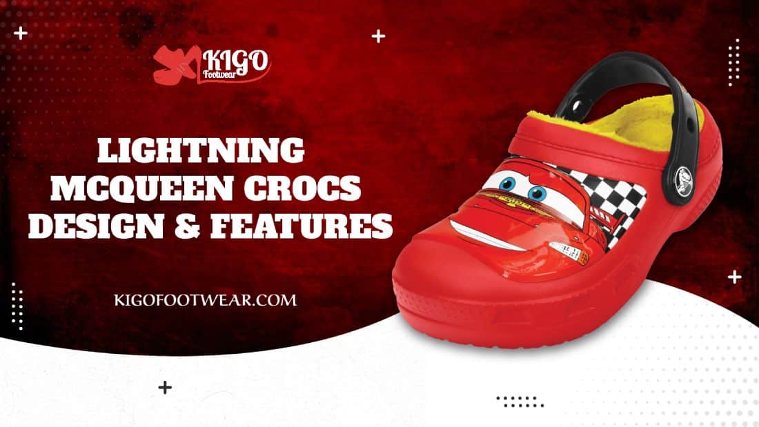 Lightning McQueen Crocs Design & Features